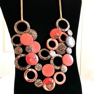 TAGUA Nut Statement Handmade Necklace